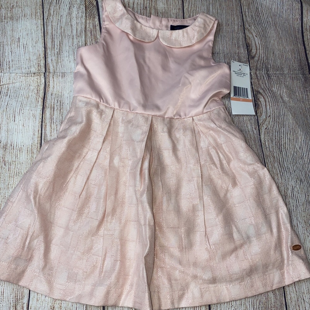 Tommy Hilfiger Pink 2T Holiday Dress NEW Fancy Formal